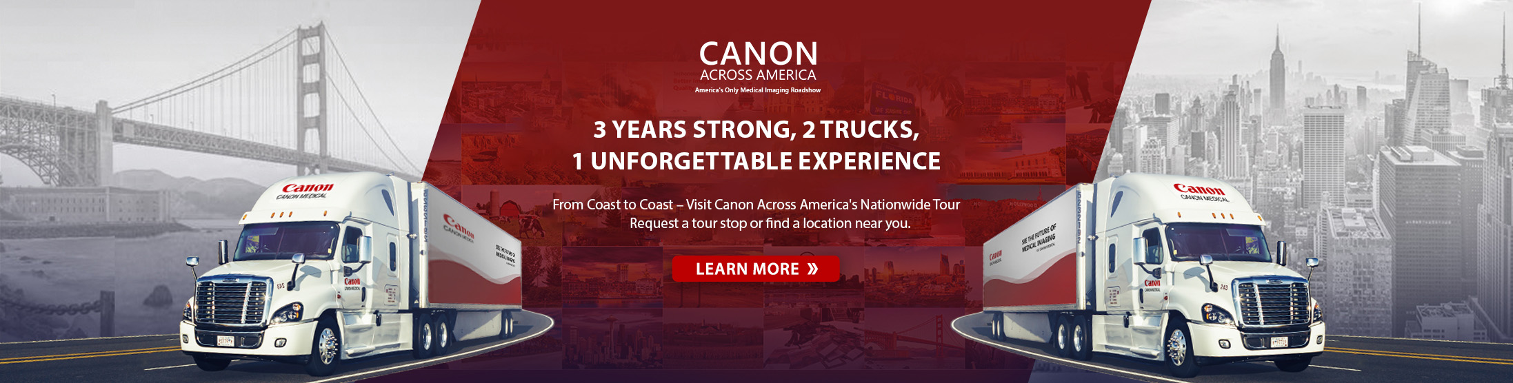 Canon Across America: 3 Years Strong, 2 Trucks, 1 Unforgettable Experience | Learn More