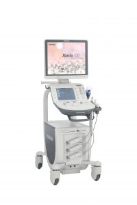 The Xario 100 Platinum Series offers healthcare providers of any size a versatile and ergonomic ultrasound system for fast, accurate exams with Toshiba Medical’s advanced ultrasound technologies. 