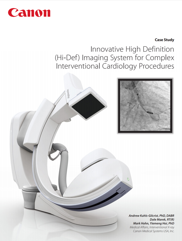 Case Study: Innovative High Definition (Hi-Def) Imaging System for Complex Interventional Cardiology Procedures