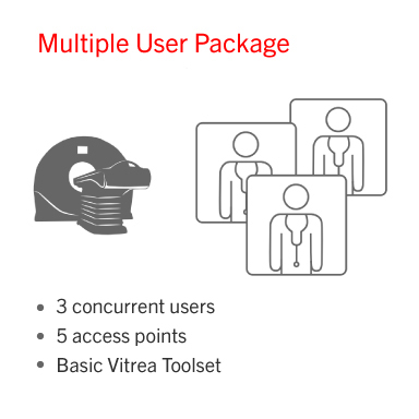 Vitrea Advanced Visualization Extend Deployment PET/CT Scanner Multiple User Package