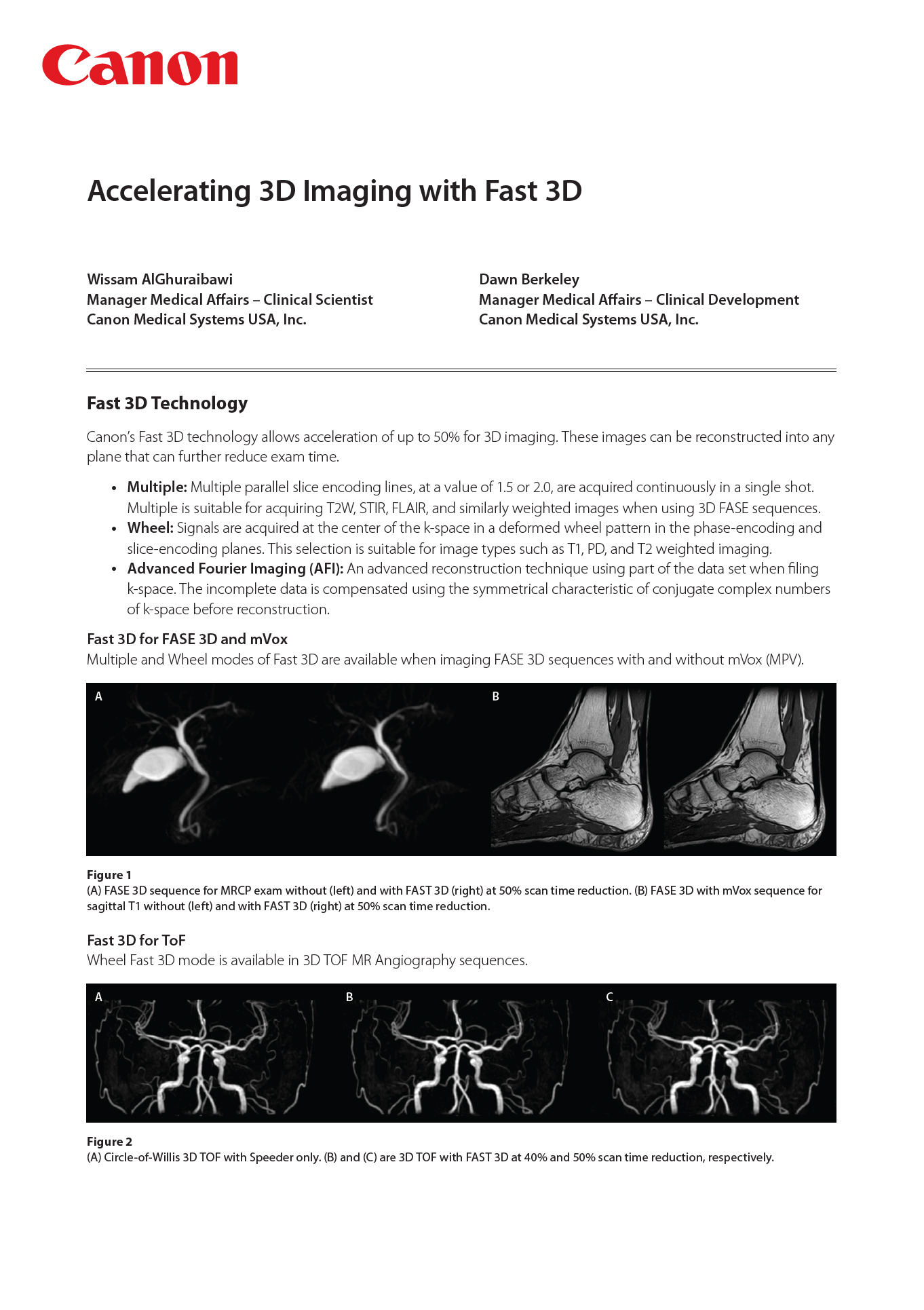 MR Paper Summary Imaging with Fast 3D White Paper