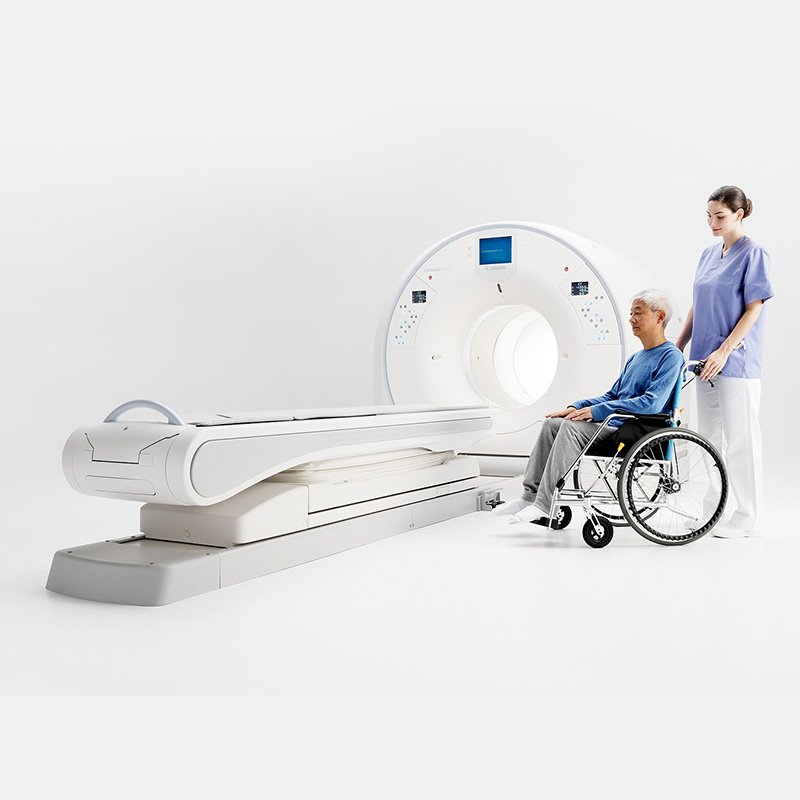 Wider table allows for greater patient comfort